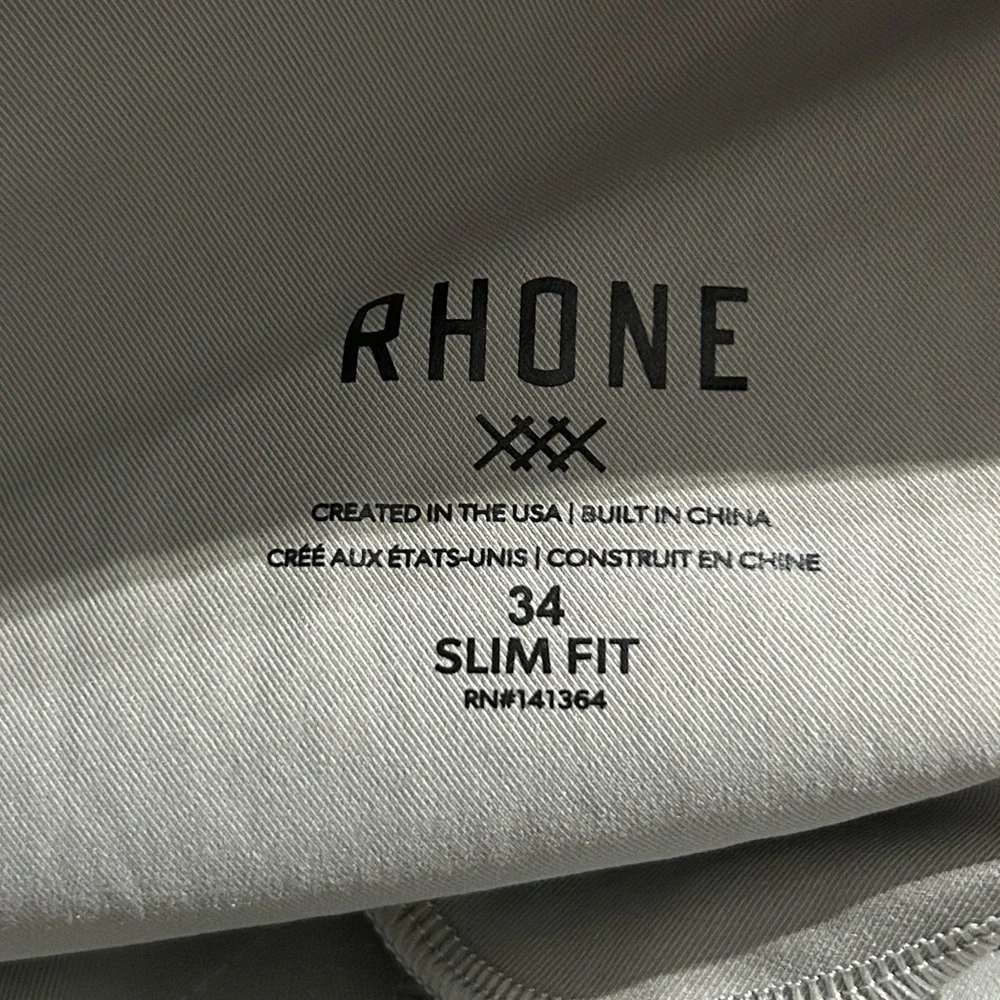 Rhone commuter slim fit pants size 34 gray - Picture 5 of 8